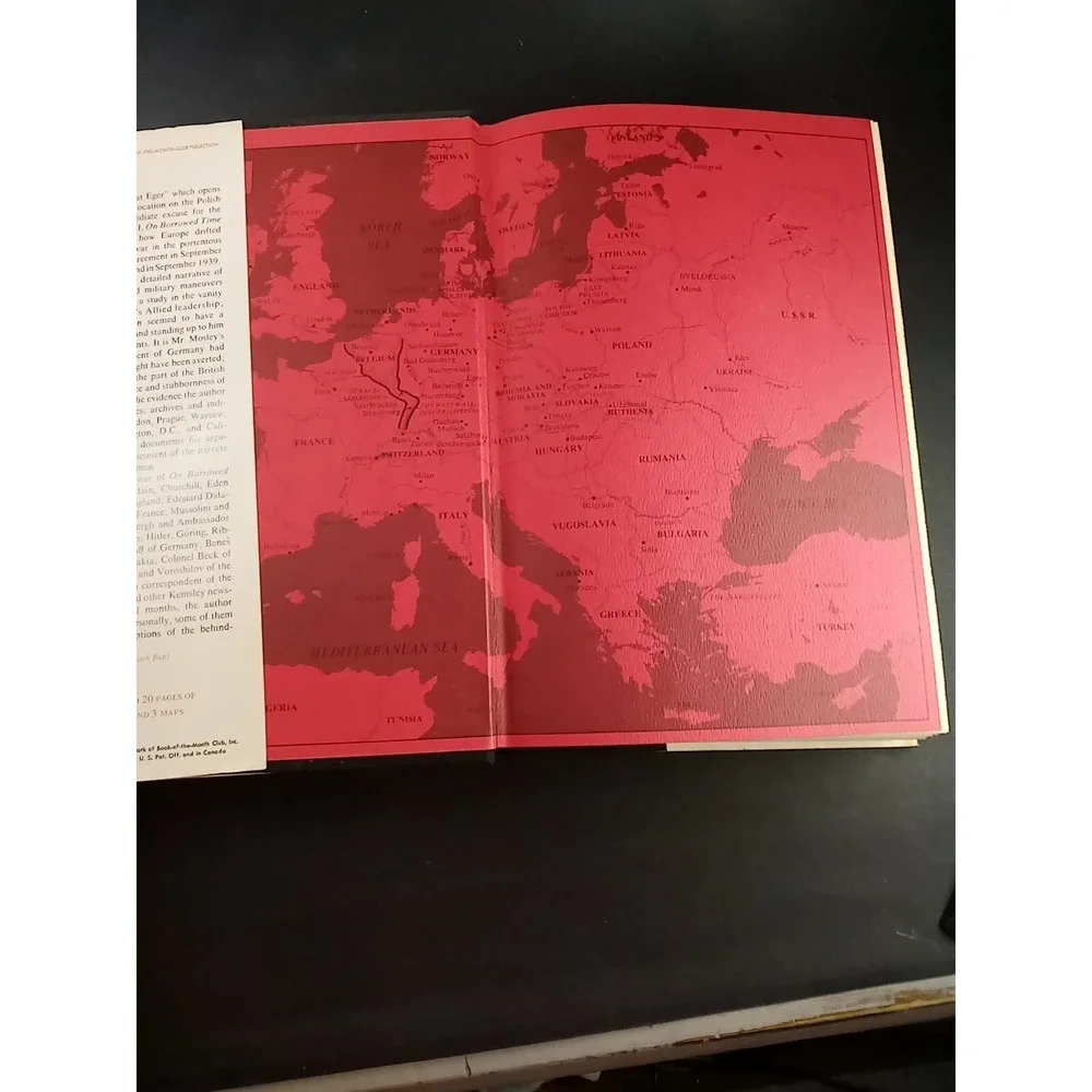 On Borrowed Time: How World War II Began by Leonard Mosley (1969,‎ Hardcover)